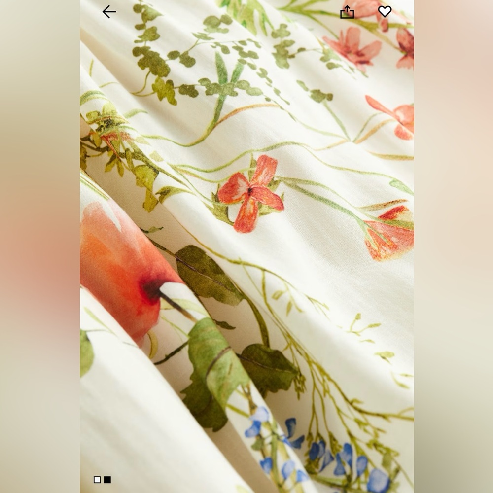 H&M Wildflower Linen / Cotton Dress - Picture 2 of 5